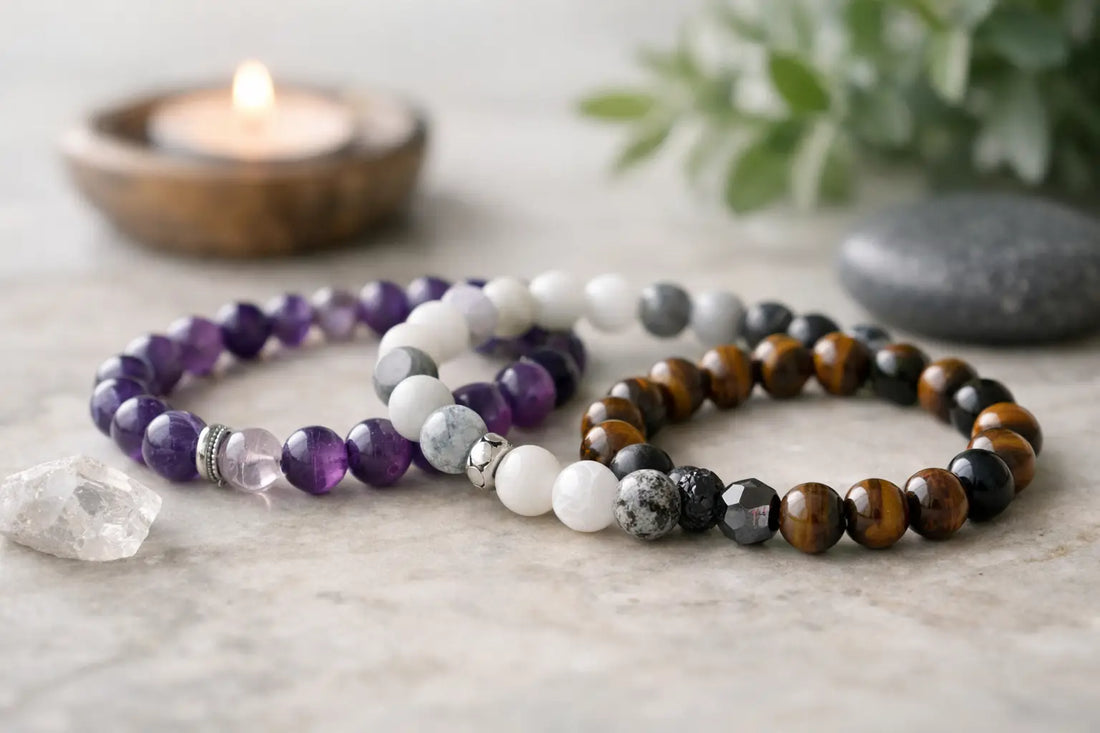 Gemstone Bracelets for Calm, Focus, and Grounding