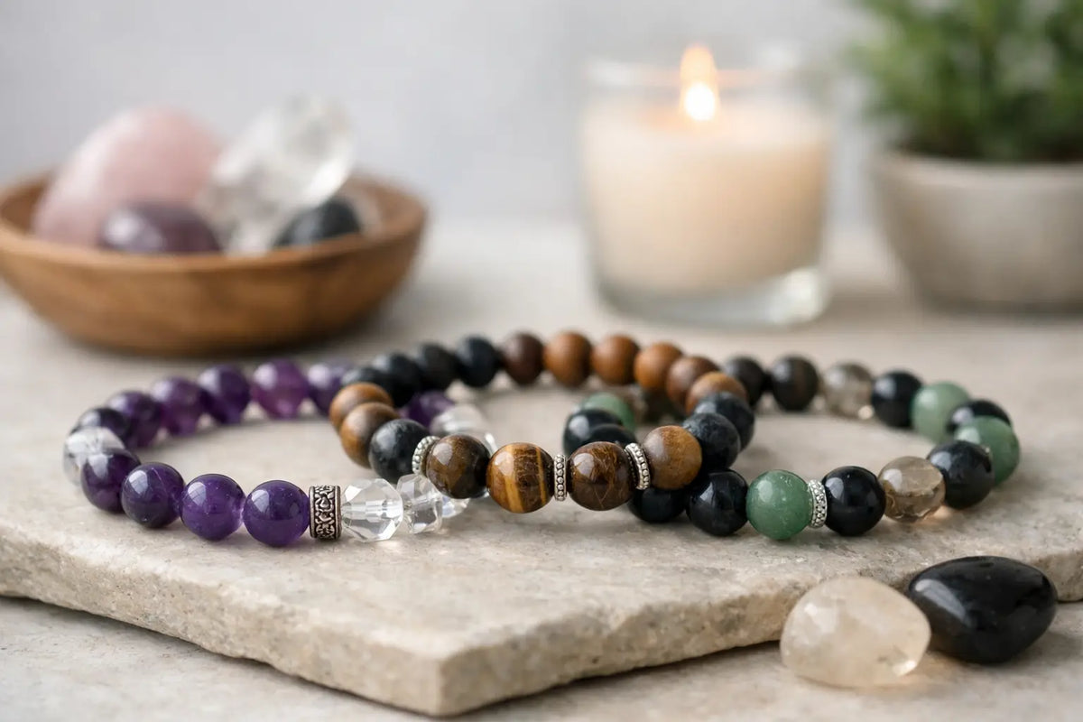 Healing Bracelets for Calm, Focus, and Grounding