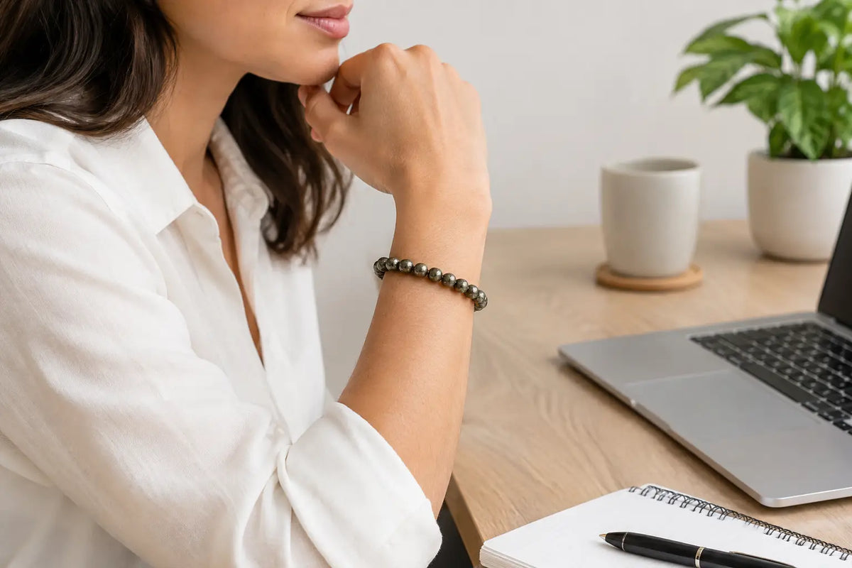 How to Wear a Pyrite Bracelet for Focus
