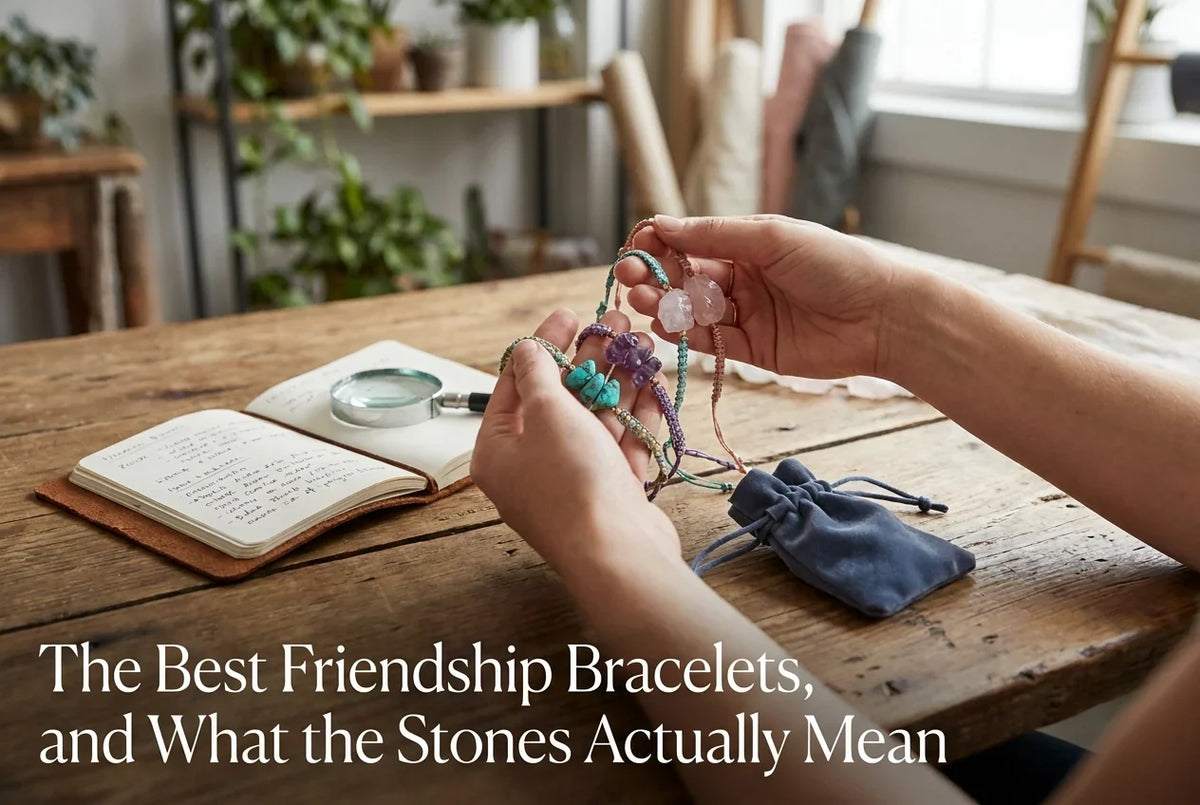 Professional header image for list-based article: The Best Friendship Bracelets, and What the Stones Actual...
