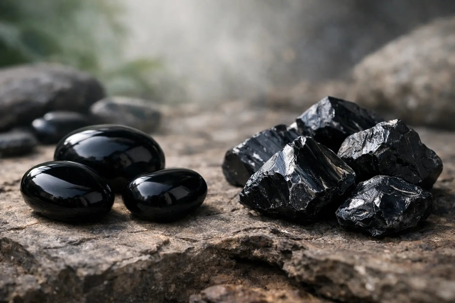 Onyx vs Obsidian for Grounding and Protection