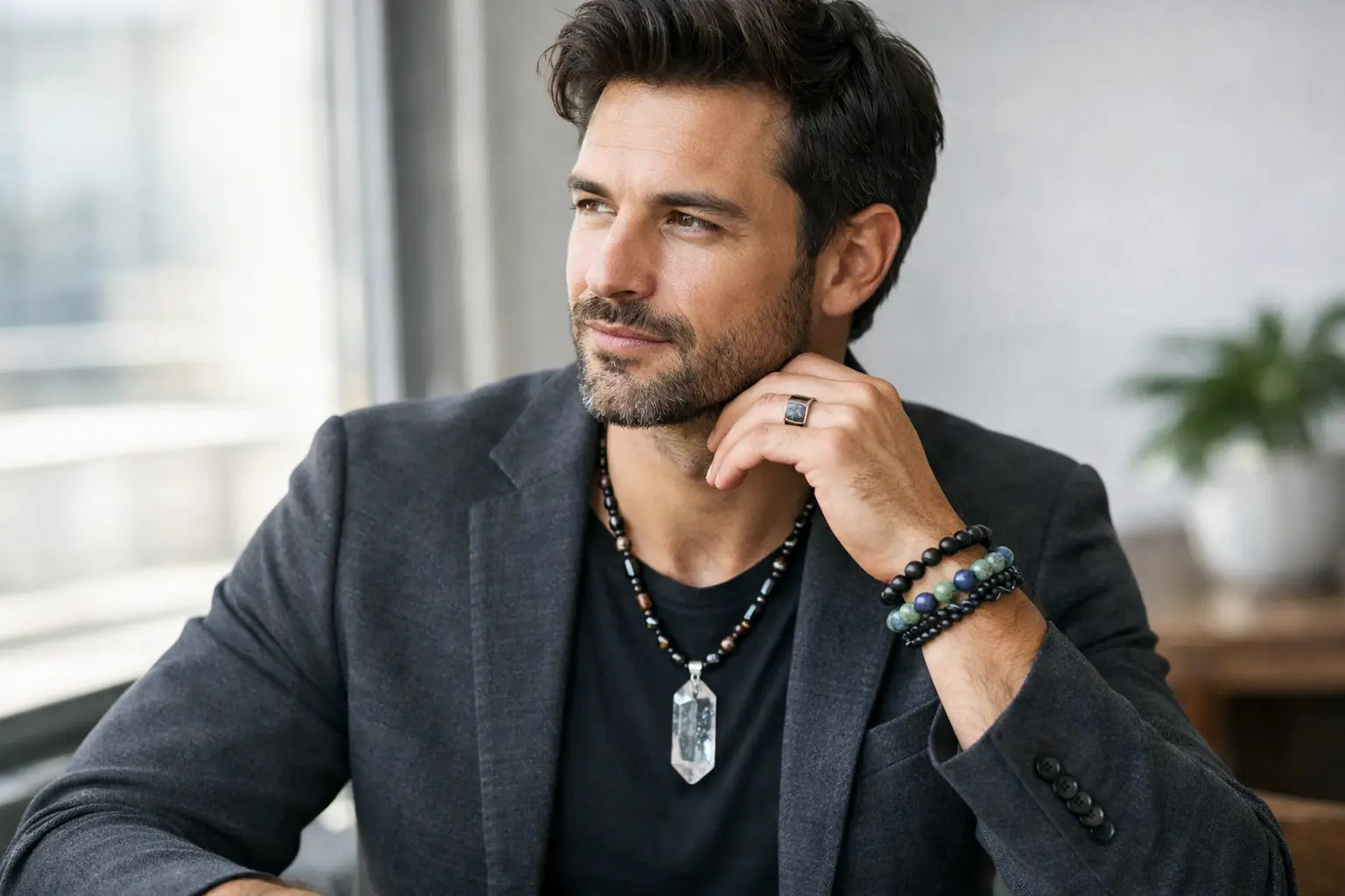 Can Men Wear Crystals? Absolutely, Here’s How
