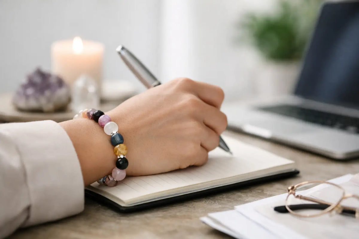 How a Manifestation Crystal Bracelet Supports Goals
