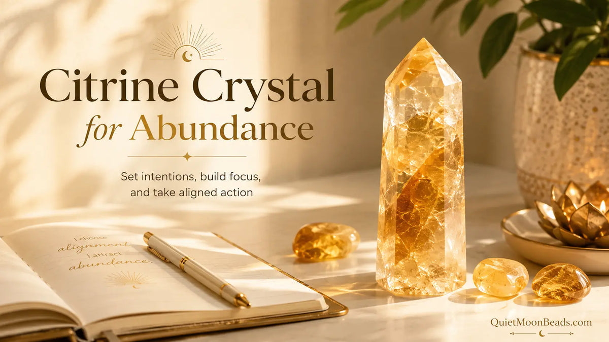 Citrine Crystal for Abundance: How to Use It With Intention