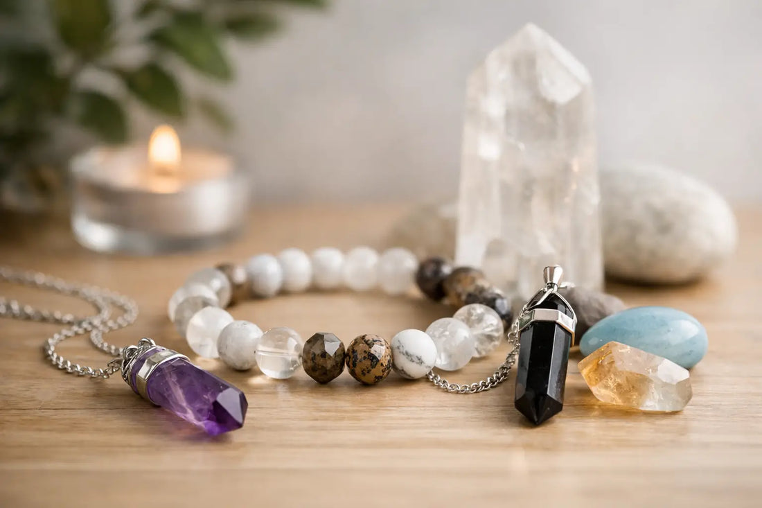Crystal Jewelry for Calm, Focus, and Grounding