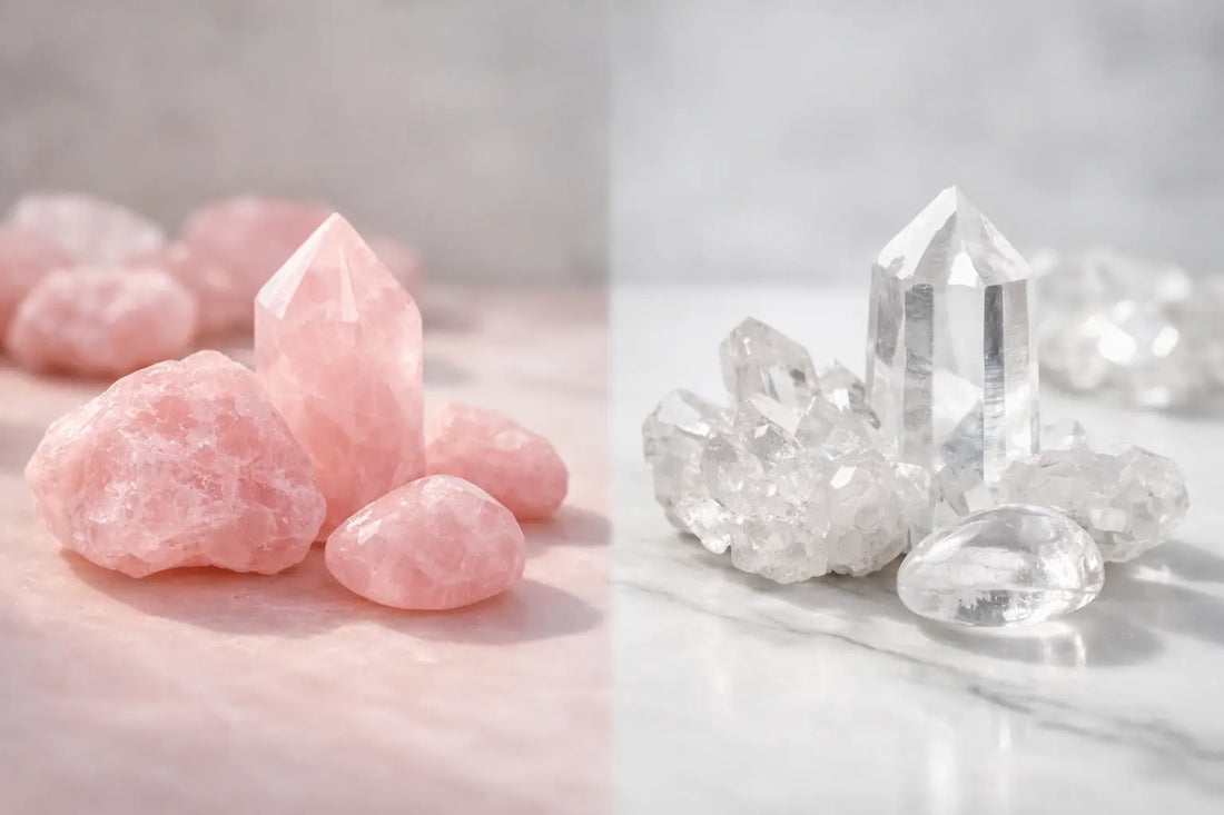 Rose Quartz Versus Clear Quartz: Which Fits You?