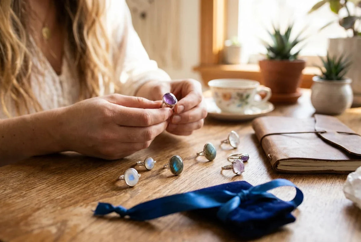 Professional header image for educational tutorial: What Is an Oracle Ring, and Which Stones Should You Choose?