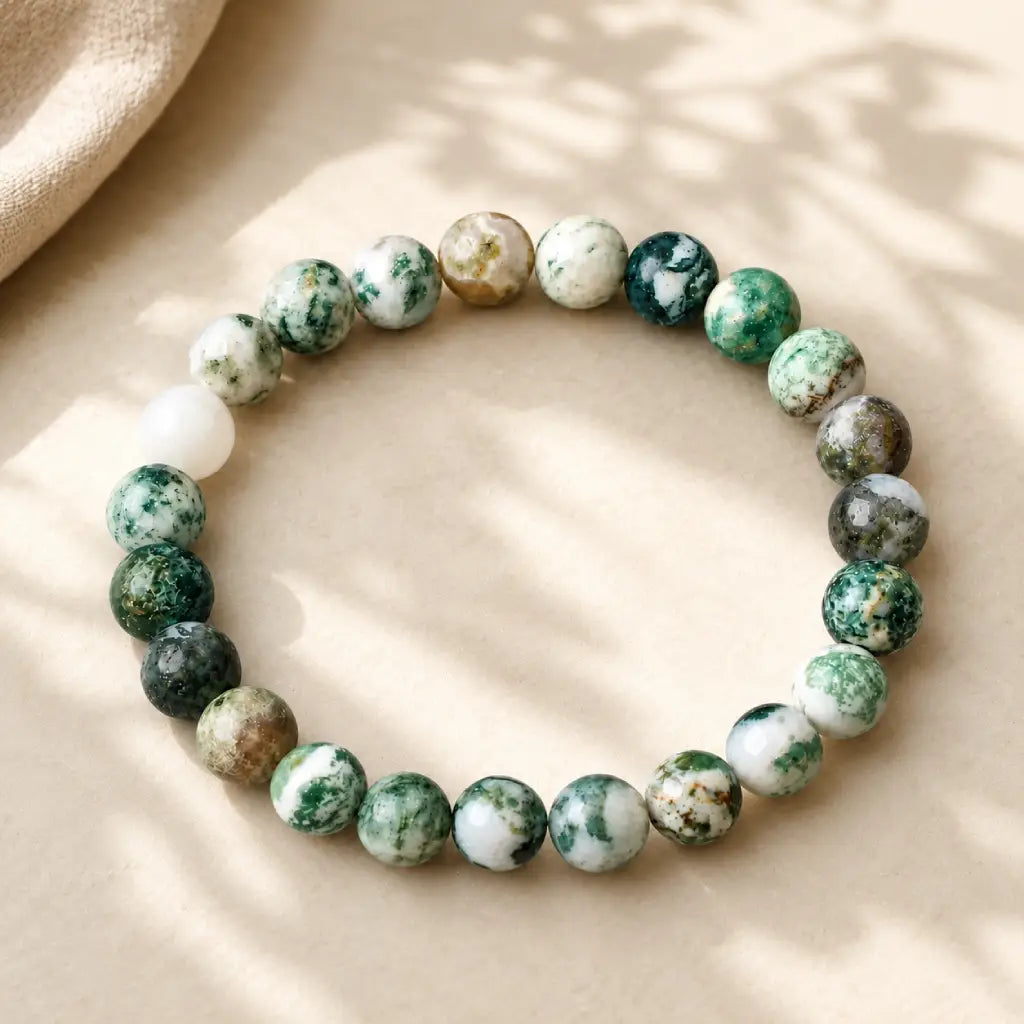 How to Style a Tree Stripe Agate Bracelet Every Day