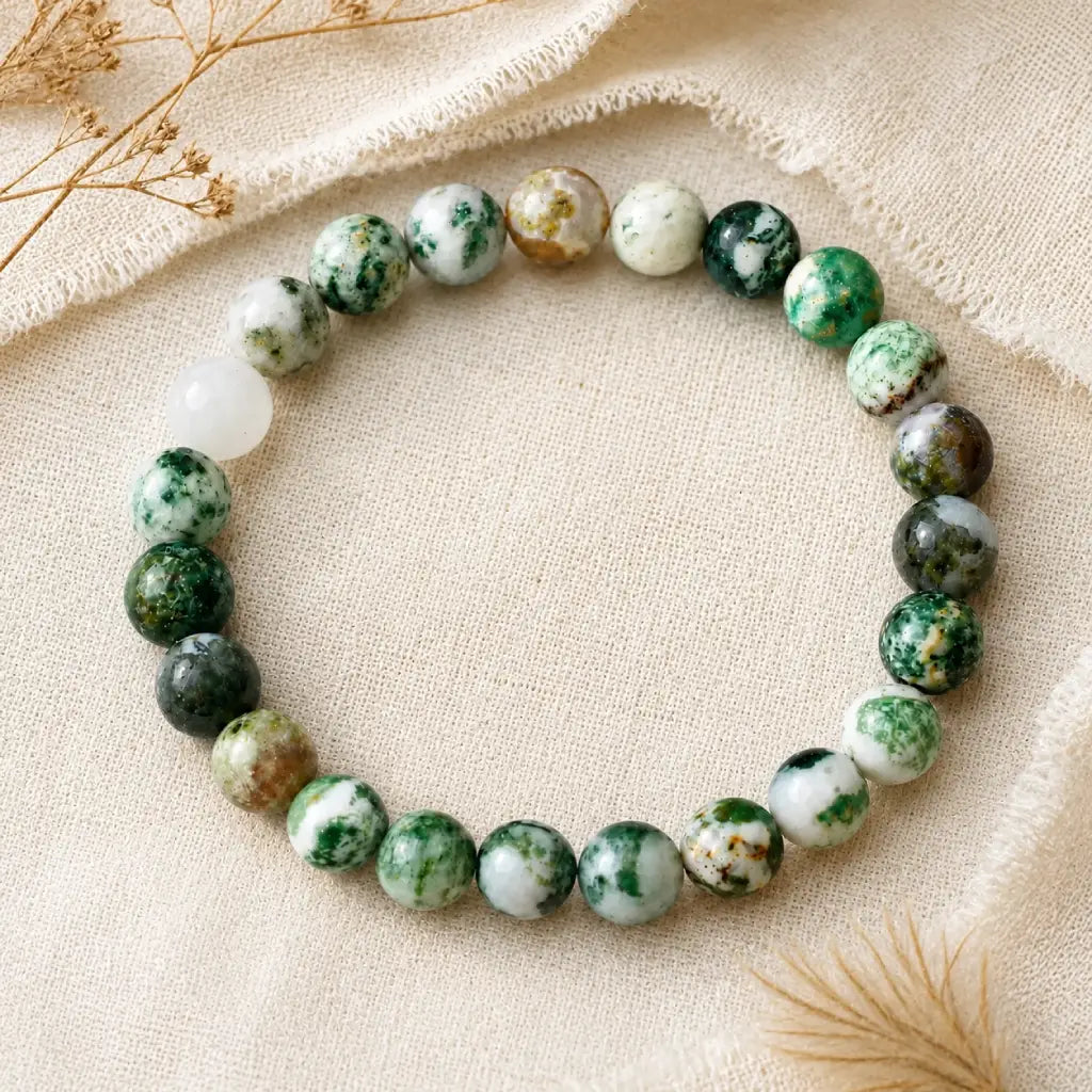 Tree Stripe Agate for Daily Rituals, Calm, and Intention