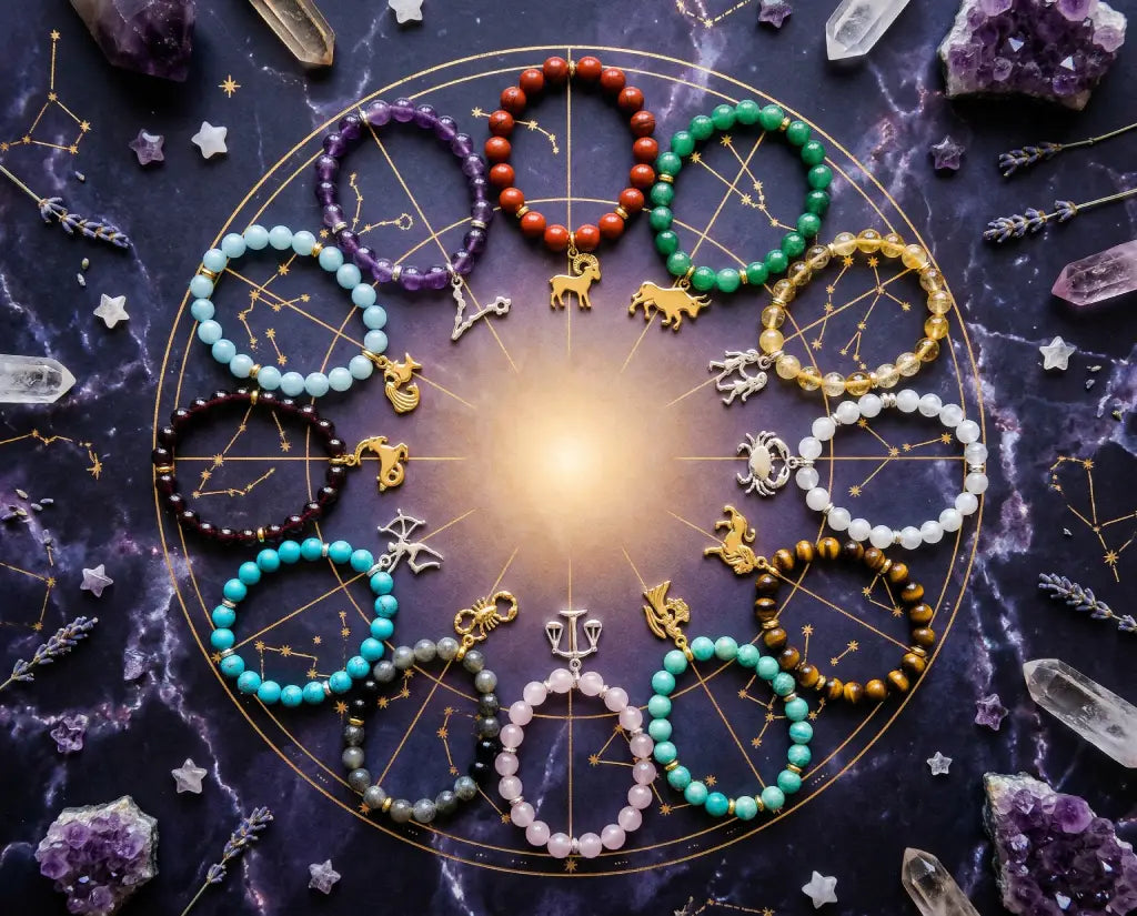 Zodiac Bracelets – Crystal Stones for Every Star Sign