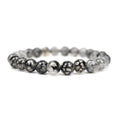 Natural Dragon Vein Bracelet with 8mm Beads