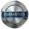 Circular logo with 'Lowest Prices Guaranteed' text on a white background