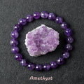 Amethyst Crystal Bracelet for Calm & Spiritual Healing