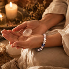 Agate evil eye spiritual bracelet with natural beads, elegant protection jewelry for meditation and balance
