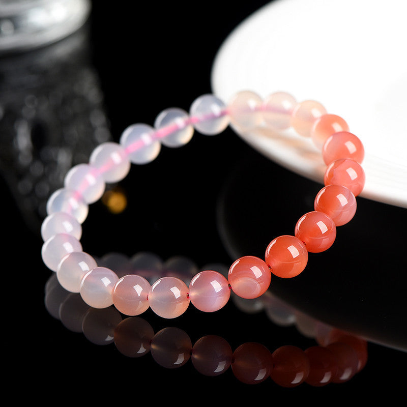 Rare Natural Gradient Yanyuan Agate Aries Bracelet