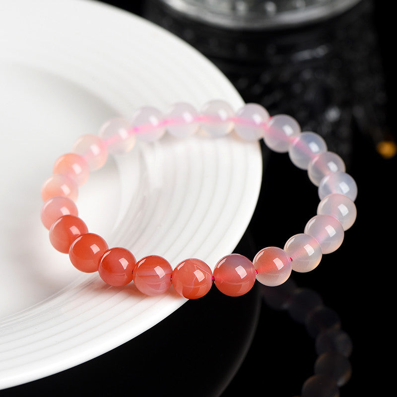 Rare Natural Gradient Yanyuan Agate Aries Bracelet