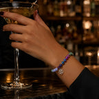 Gemini zodiac top-rated 2026 bracelet with luxury crystal beads. Handmade air sign jewelry in gift box. Celebrate Gemini season with style.