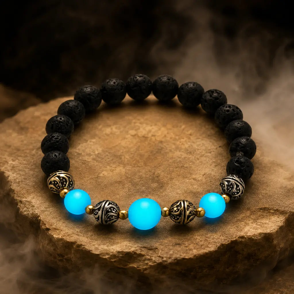 labradorite jewellery blue glow bracelet with artisan bead details and elegant crystal appeal