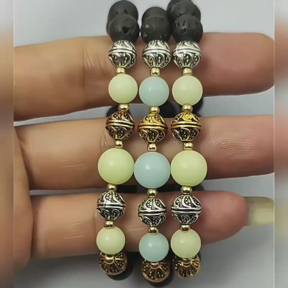 Lava stone bracelet