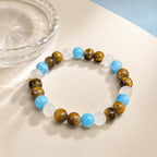 Tiger eye bracelet in elegant gift packaging with crystal gemstone jewelry for memorable gifting moments