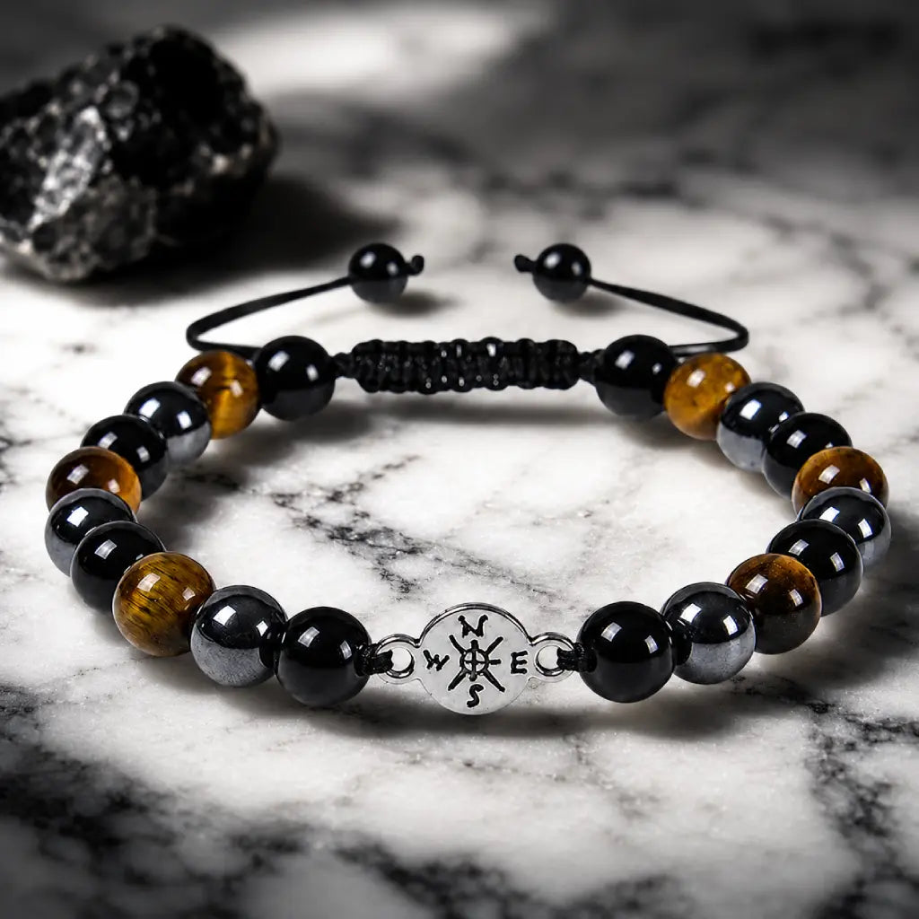 Tigereye bracelet featuring tiger eye stone beads and adjustable fit for modern wellness fashion