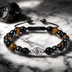 Tigereye bracelet featuring tiger eye stone beads and adjustable fit for modern wellness fashion