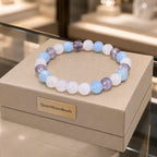 whitemoon stone-aquamarine bracelet presented in luxury packaging with gemstone jewelry gift appeal